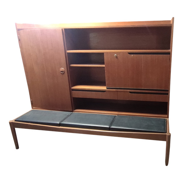 Wohnmöbel Vintage Bank Fristho, hergestellt in Holland, skandinavisches Design