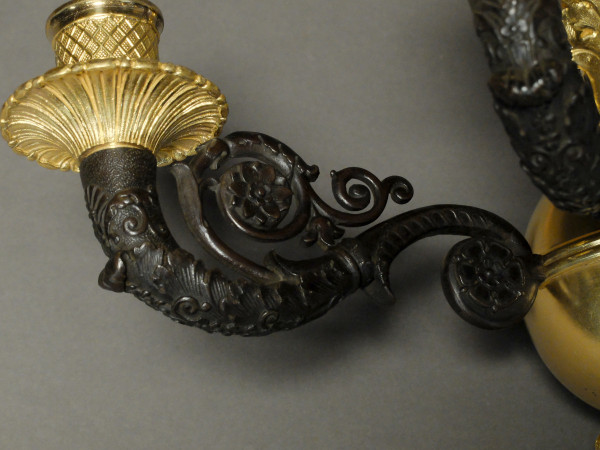 Coppia di applique del periodo del Restauro 