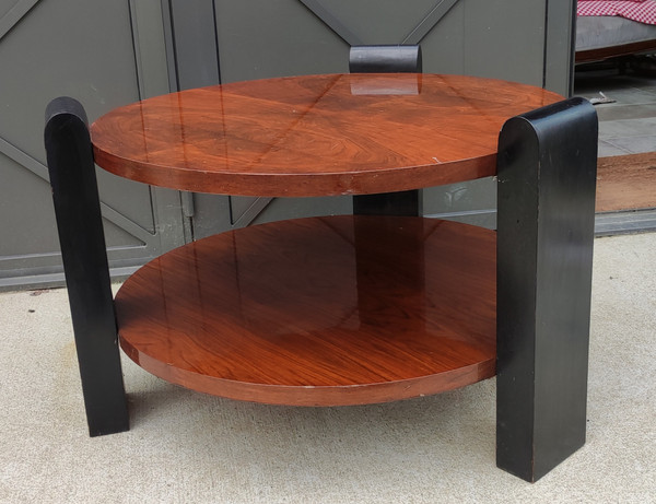 Art Deco coffee table Attributed to Jacques Adnet / Dufet / Hôtel Negresco