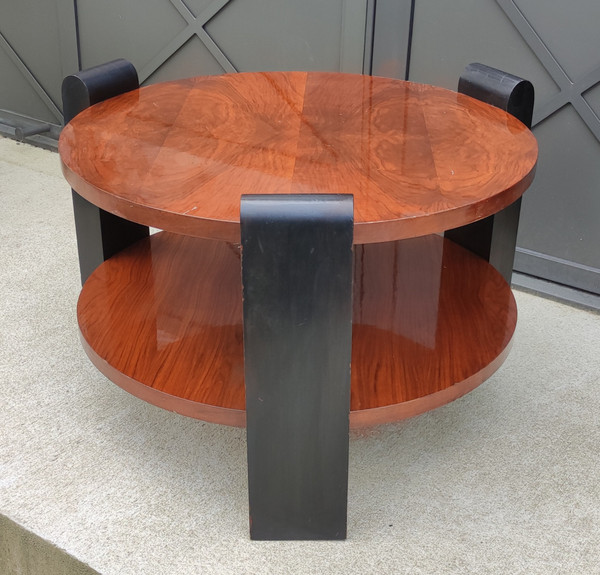 Art Deco coffee table Attributed to Jacques Adnet / Dufet / Hôtel Negresco