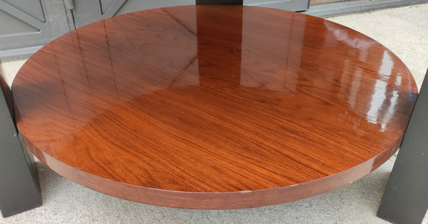 Art Deco coffee table Attributed to Jacques Adnet / Dufet / Hôtel Negresco