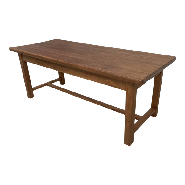 Table en pin massif avec sa rallonge, années 50