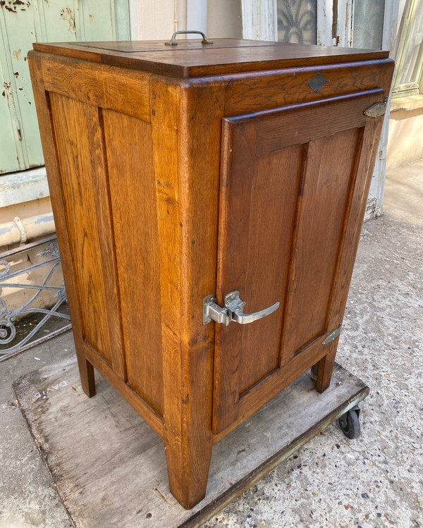 Raffreddatore da bistrot in quercia del 1930 circa, bar...