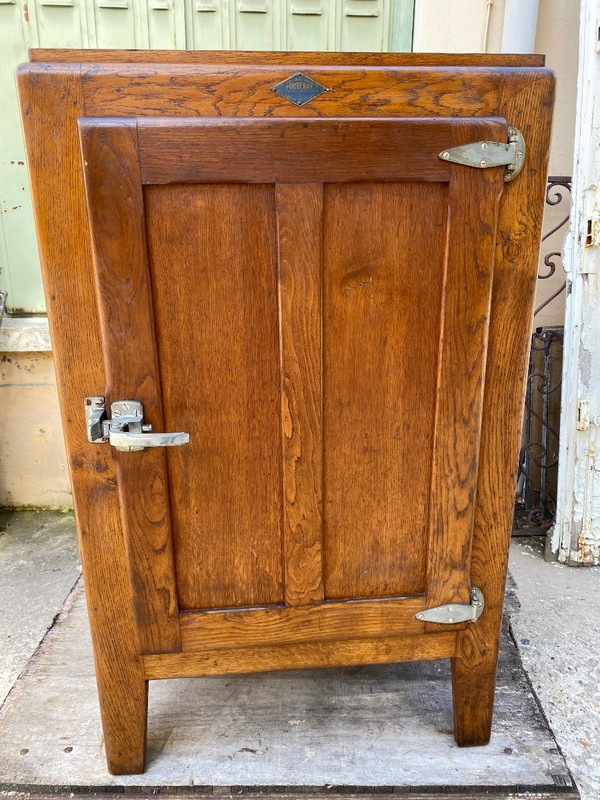 Raffreddatore da bistrot in quercia del 1930 circa, bar...