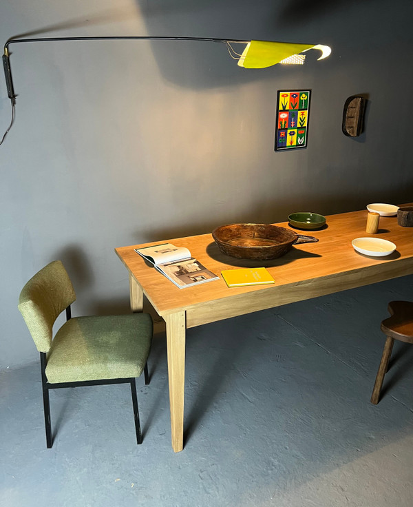 Table de ferme pieds fuseaux (300 cm x 90 cm)