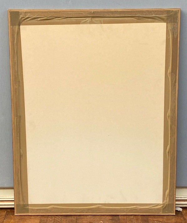 Ceramic Poster Madoura Gallery 20th century gold frame