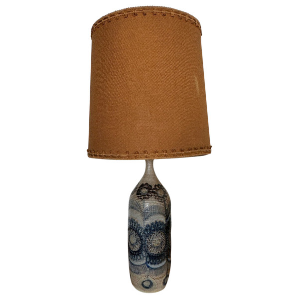 Ceramic lamp base by J.-C. Courjault 1960 Keraluc Quimper