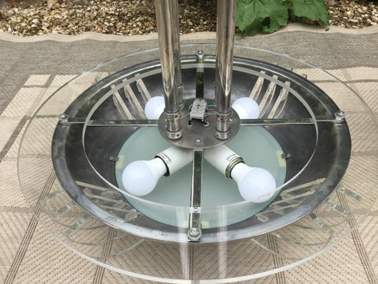 Pair Of Art-deco Chandeliers