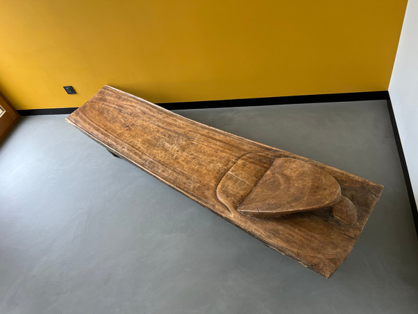 Bench, African Senoufo bed, Ivory Coast, 1950s