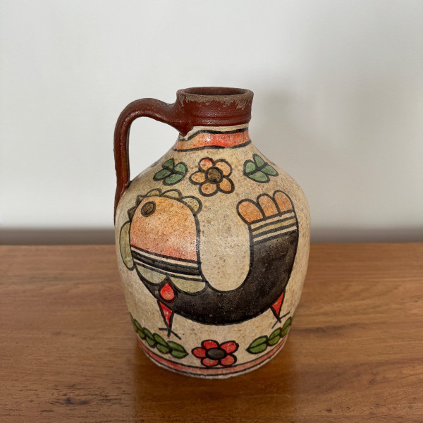 Lampe en céramique 1960 vintage Carmo Saude Portugal XXe
