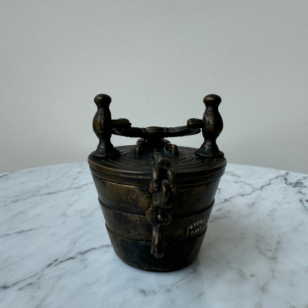 Pile de poids de Nuremberg en bronze XIXe
