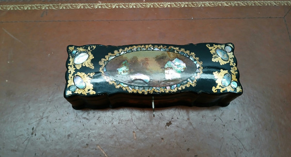 Paper mache box.