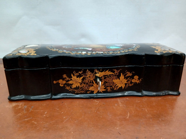 Paper mache box.