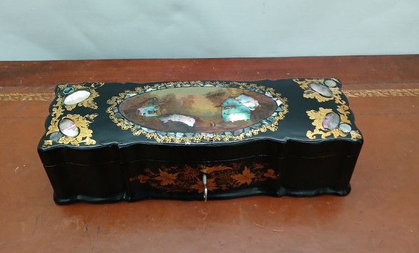 Paper mache box.