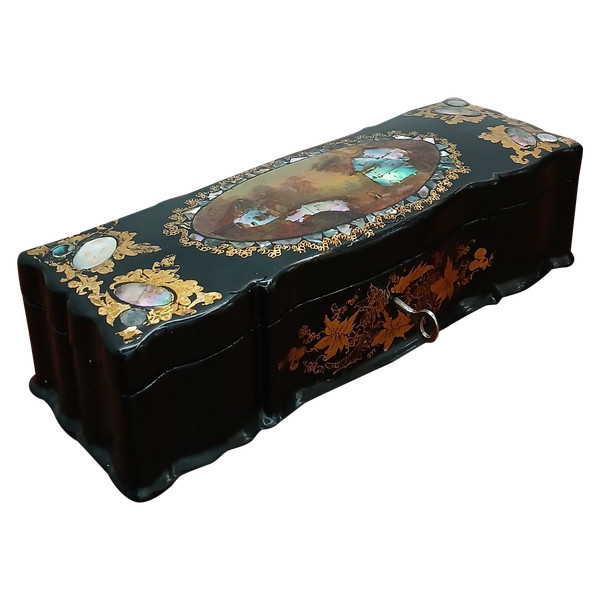 Paper mache box.