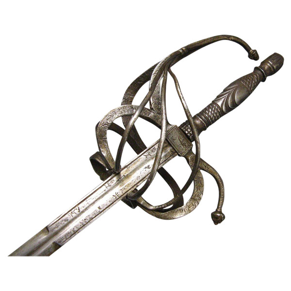 16th/17th century style rapier from the Viollet Le Duc 19th century period.