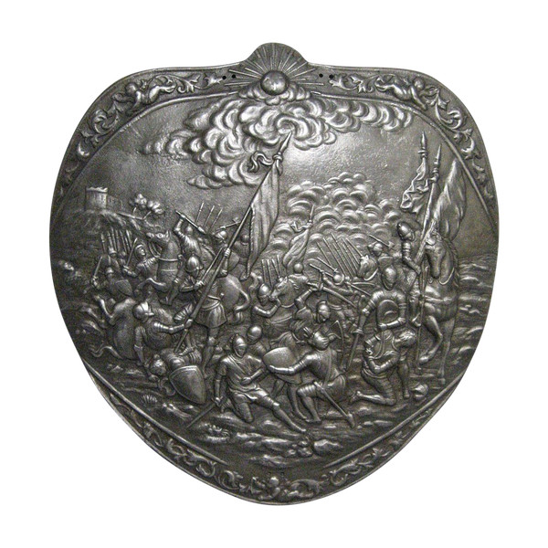 Decorative Shield. Violet Le Duc. France 19th Century.