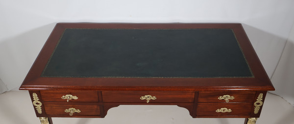 Bureau plat double face Style retour d’Égypte époque fin XIXe