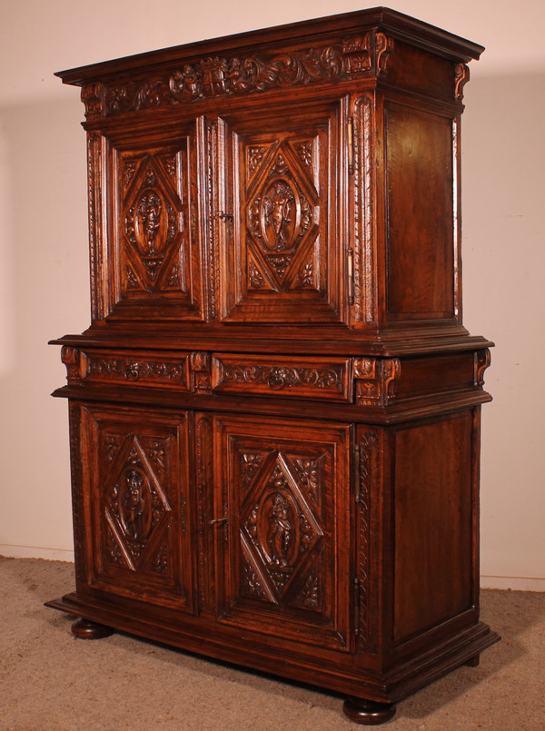 Renaissance Buffet Representing The 4 Seasons Circa 1580 - France