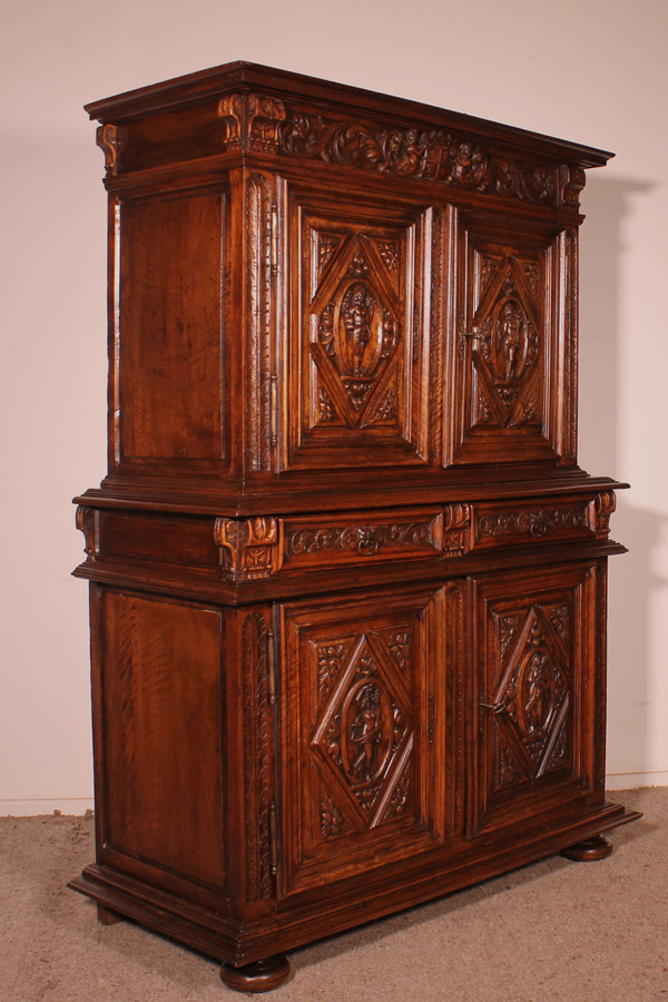 Renaissance Buffet Representing The 4 Seasons Circa 1580 - France