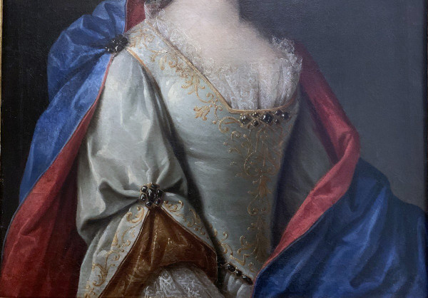 Etienne Odot Garot Dubuisson (1652-1732), Ritratto di donna elegante datato 1703