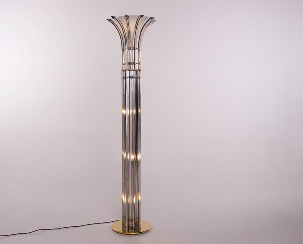 “Curve Tryedal” floor lamp, Murano, Alberto Dona.