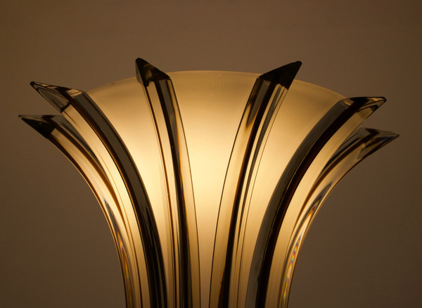 “Curve Tryedal” floor lamp, Murano, Alberto Dona.