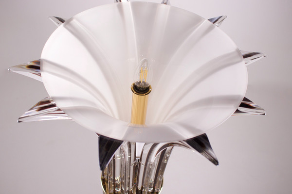 “Curve Tryedal” floor lamp, Murano, Alberto Dona.