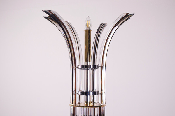 “Curve Tryedal” floor lamp, Murano, Alberto Dona.