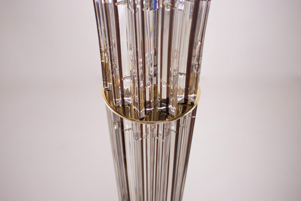 “Curve Tryedal” floor lamp, Murano, Alberto Dona.