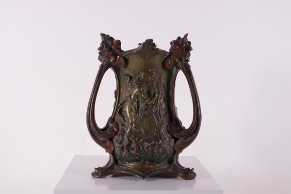 Großer Jugendstil-Jardiniere, Raphaël Charles Peyre.