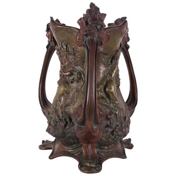 Großer Jugendstil-Jardiniere, Raphaël Charles Peyre.