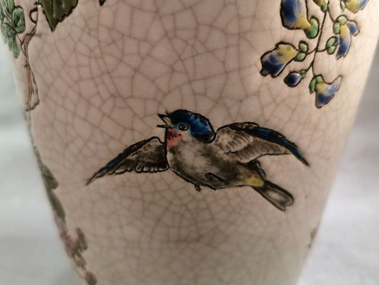 Longwy Grand Vase Art Nouveau