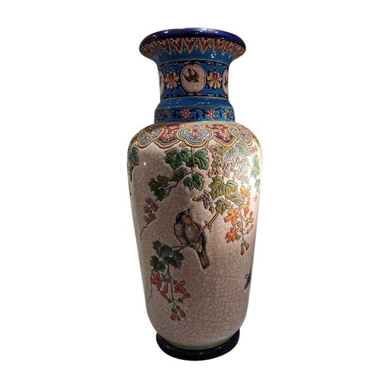 Longwy Große Jugendstil-Vase