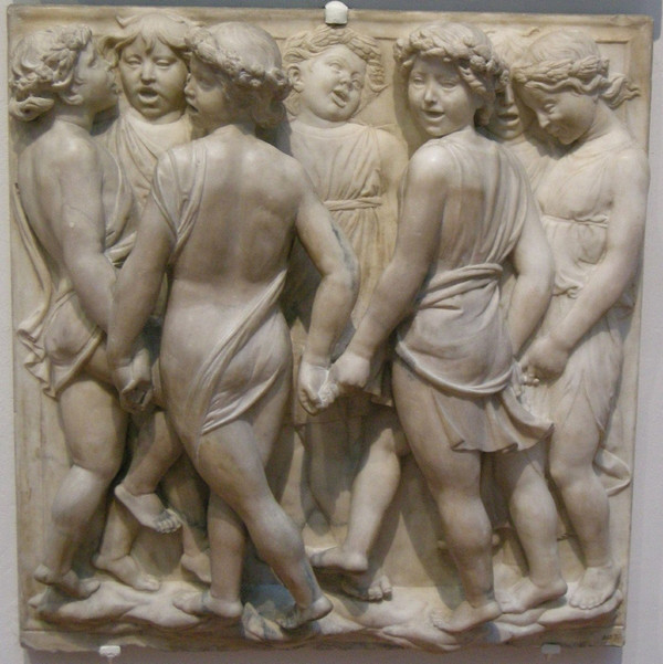 Ecole Française Du XIXème Siècle, Frise De Putti d'Après Luca Della Robbia