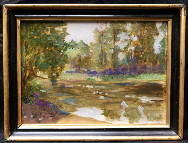 FRENCH SCHOOL, 1906, L'étang de l'Ursine in Chaville