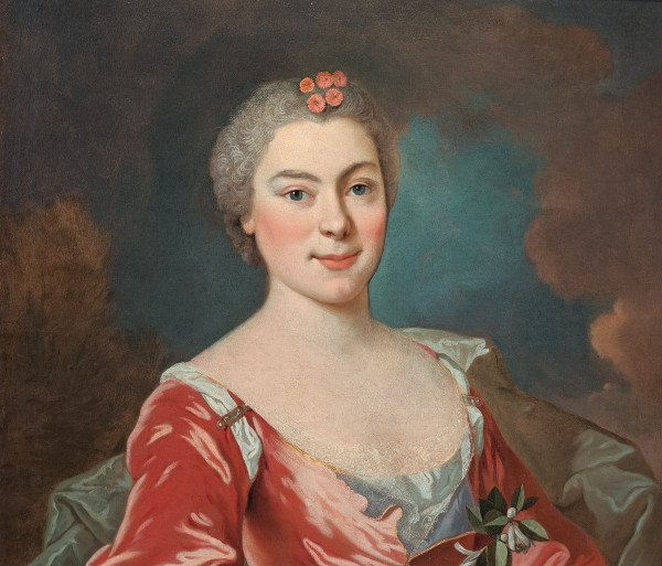 Portrait of a Lady of Quality - Attributed to Louis Tocqué (1696-1772)