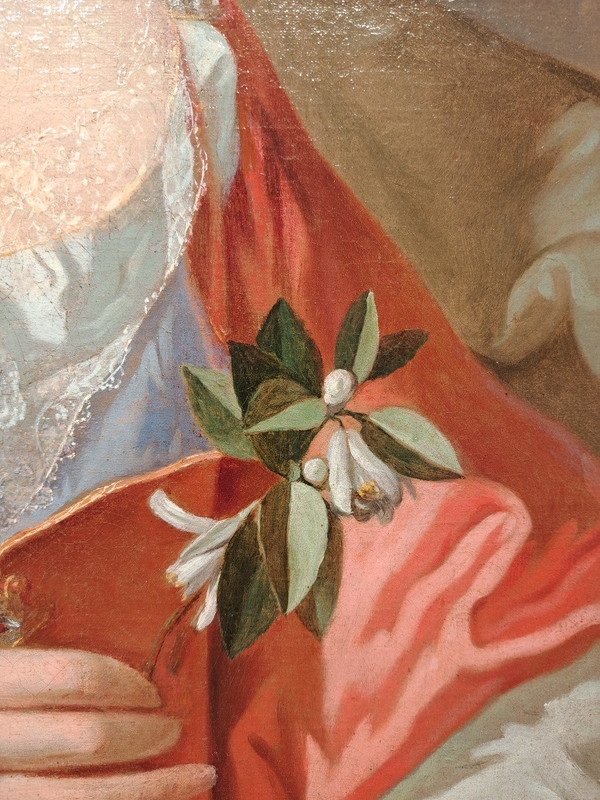 Portrait of a Lady of Quality - Attributed to Louis Tocqué (1696-1772)