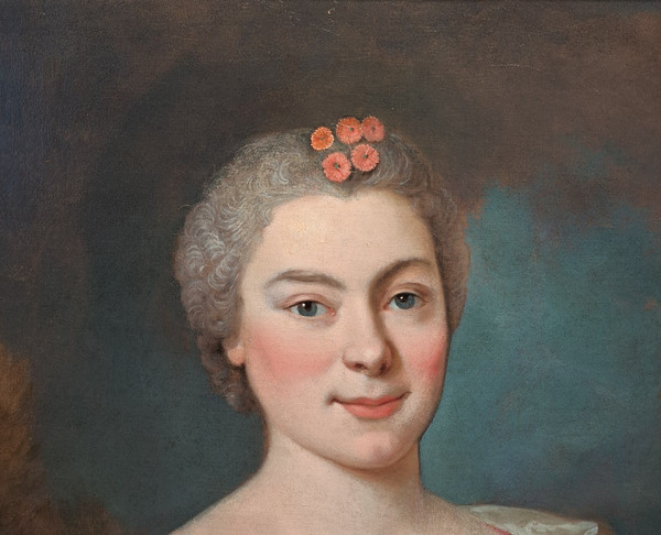 Portrait of a Lady of Quality - Attributed to Louis Tocqué (1696-1772)