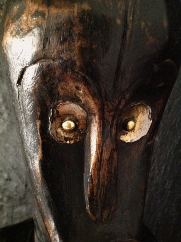 Grande sculpture Fang, Gabon.