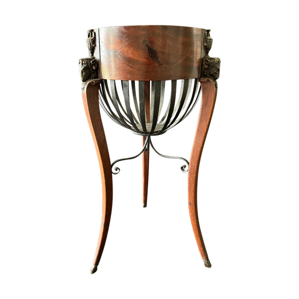 Jean-joseph Chapuis, rarissime table tricoteuse estampillée d'époque Consulat.