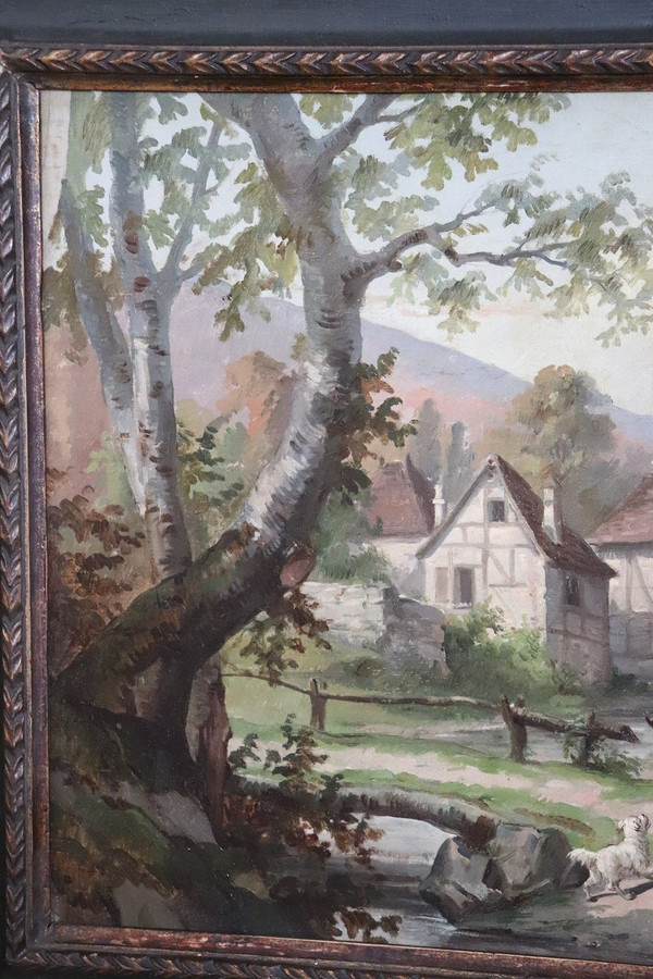 Ölgemälde auf Leinwand, Gerahmt, 2er Set