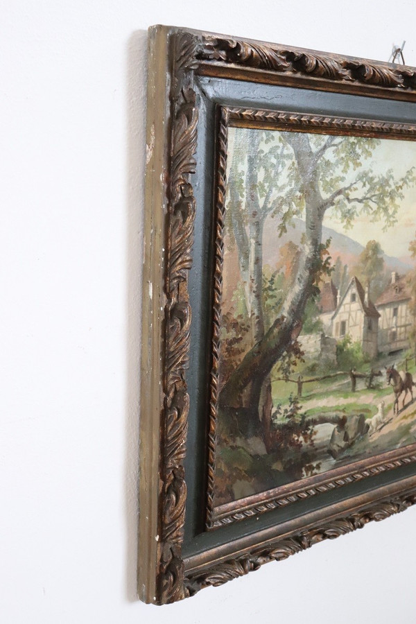 Ölgemälde auf Leinwand, Gerahmt, 2er Set