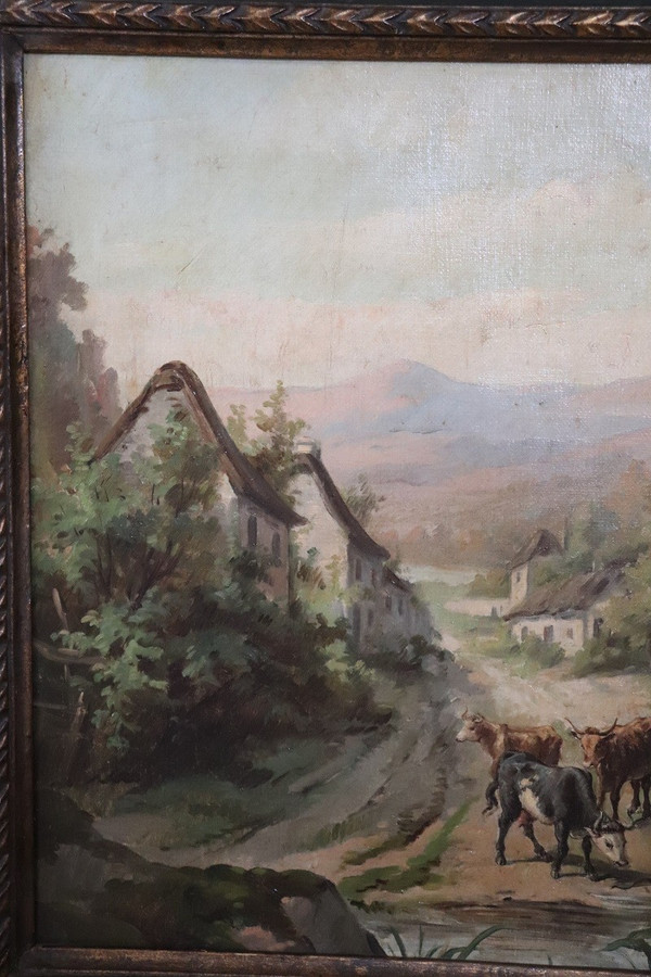Ölgemälde auf Leinwand, Gerahmt, 2er Set