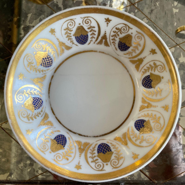 Parigi, periodo Impero, Restauro - Servizio da tè e caffè in porcellana - 6 pezzi