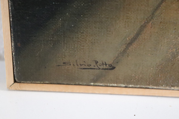 Ölgemälde auf Leinwand, gerahmt