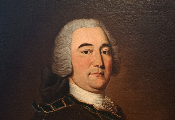 Jahrhundert, Porträt eines Mannes in Rüstung Um 1740