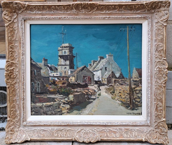 Jean Rigaud (1912-1999) - Le Sémaphore De l'île De Molène - 1957