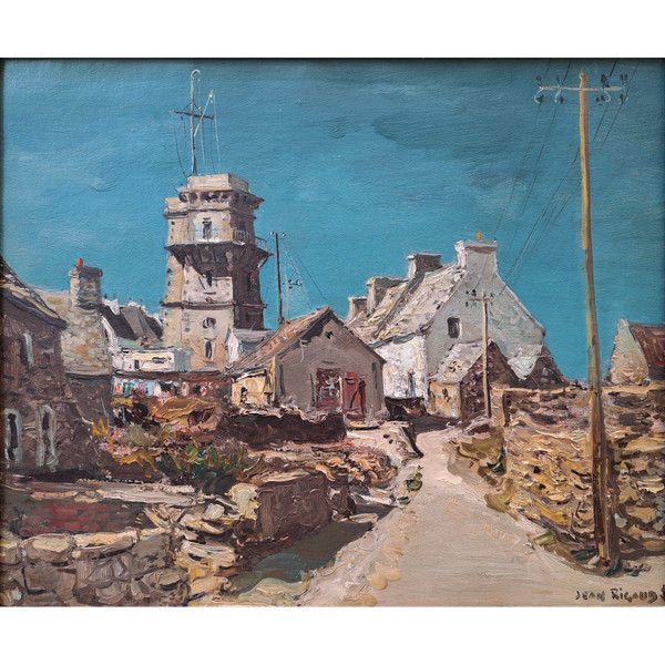 Jean Rigaud (1912-1999) - Le Sémaphore De l'île De Molène - 1957
