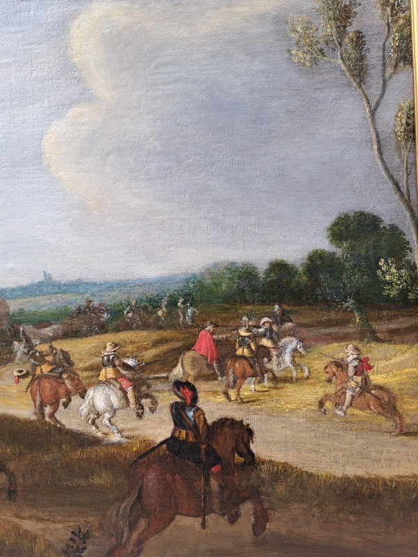 Pieter Meulener (1602-1654), L’attaque Du Convoi, Grand Format